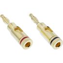 2er Set InLine® Bananen ST, Schraubver., Metall,...