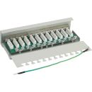 InLine® Patchfeld Cat.5e 12-fach, Tisch/Wand-Montage,...