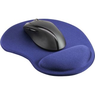 InLine Maus-Pad, blau, mit Gel Handballenauflage, 230x205x20mm