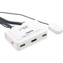 InLine KVM Switch, 2-fach, HDMI, USB, mit Audio, integr....