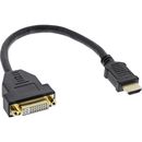 InLine HDMI-DVI Adapterkabel, HDMI Stecker auf DVI...
