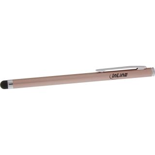 InLine Stylus, Stift fr Touchscreens von Smartphone und Tablet, rose