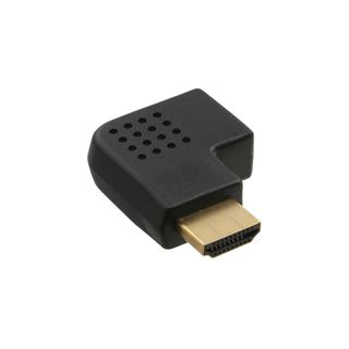 InLine HDMI Adapter, Stecker / Buchse, seitlich rechts gewinkelt, vergoldete Kontakte, 4K2K kompatibel