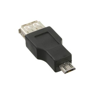 InLine Micro-USB Adapter, Micro-B Stecker an USB A Buchse