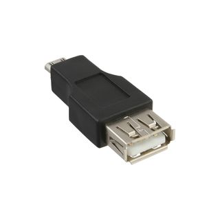InLine Micro-USB Adapter, Micro-B Stecker an USB A Buchse