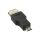 InLine® Micro-USB Adapter, Micro-B Stecker an USB A Buchse