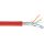 InLine® Patchkabel, S/FTP (PiMf), Cat.6A, 500MHz, halogenfrei, Kupfer, rot, 100m