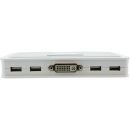 InLine® KVM Switch, 4-fach, DVI-D, USB, mit Audio,...