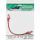 InLine® Patchkabel, S/FTP (PiMf), Cat.6, halogenfrei, Kupfer, rot, 0,3m