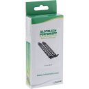 InLine® Slotblech perforiert, schwarz, 2er Pack