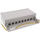 InLine® Patchfeld Cat.6A 8-fach, Tisch/Wand-Montage,...