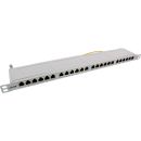 InLine® Patchfeld Cat.6A 24-fach 19" 0,5HE...