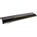 InLine® Patchfeld Cat.6A 24-fach 19" 0,5HE...