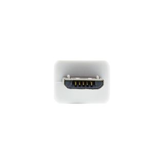 InLine Micro-USB 2.0 Kabel, USB-A Stecker an Micro-B Stecker, wei, 0,5m