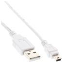 InLine® USB 2.0 Mini-Kabel, USB A Stecker an Mini-B...