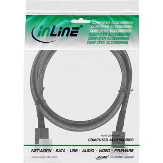 InLine Mini-SAS HD Kabel, SFF-8643 zu SFF-8643, mit Sideband, 1m