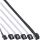 InLine® Mini SAS HD Kabel, SFF-8643 zu 4x SATA + Sideband, 0,5m