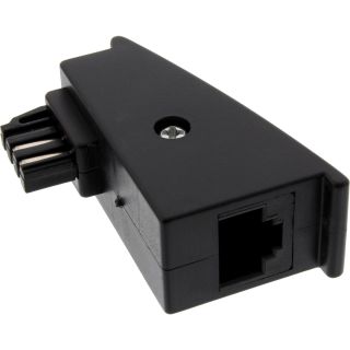 InLine TAE-F Adapter, TAE-F Stecker auf RJ45 Buchse, 8P2C fr Fritzbox