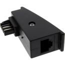 InLine TAE-F Adapter, TAE-F Stecker auf RJ45 Buchse, 8P2C...