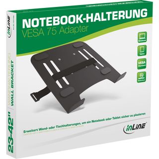 InLine Notebook-Halterung mit VESA 75 Adapter