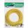 InLine® Patchkabel, S/FTP (PiMf), Cat.6, halogenfrei, Kupfer, gelb, 15m