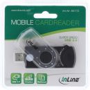 InLine® USB 3.0 Mobile Card Reader mit 2 Laufwerken, für SD, SDHC, SDXC, microSD