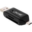 InLine® Dual Card Reader für SD und microSD,...