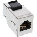 InLine® Keystone RJ45 Buchse / Buchse Einsatz,...