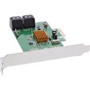 InLine® Schnittstellenkarte, 4x SATA 6Gb/s, mit 4x...
