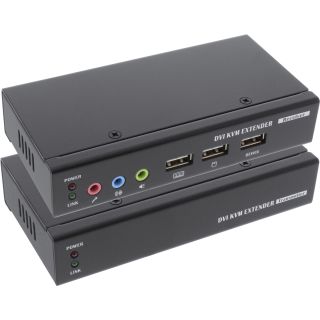 InLine DVI USB KVM Extender, Verlngerung ber UTP, mit Audio, bis 50m