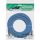 InLine® Patchkabel, S/FTP (PiMf), Cat.6, 250MHz, PVC, CCA, blau, 10m