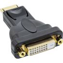 InLine® DisplayPort Adapter, DisplayPort Stecker auf...