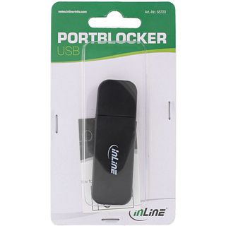 InLine USB Portblocker, blockt bis zu 4 Ports