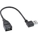 InLine Smart USB 2.0 Verlngerung gewinkelt, Stecker /...