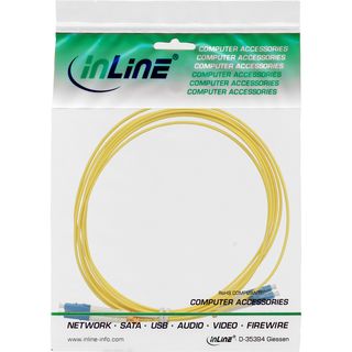 InLine LWL Duplex Kabel, LC/LC, 9/125m, OS2, 5m
