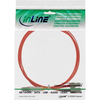 InLine LWL Duplex Kabel, LC/SC, 50/125m, OM2, 0,5m