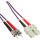 InLine® LWL Duplex Kabel, SC/ST, 50/125µm, OM4, 5m
