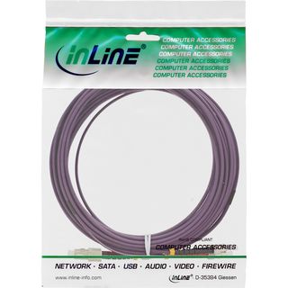 InLine LWL Duplex Kabel, SC/ST, 50/125m, OM4, 7,5m