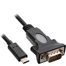 InLine USB Typ C zu Seriell Adapterkabel, Stecker C an...