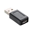 InLine® Micro-USB Adapter, USB A Stecker an Micro-USB...