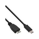 InLine USB 3.1 Kabel, Typ C Stecker an Micro-B Stecker,...