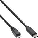 InLine USB 2.0 Kabel, Typ C Stecker an Micro-B Stecker,...