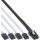 InLine® SAS Anschlusskabel, Mini SAS SFF8087 an 4x SATA, Crossover, OCF, 0,5m