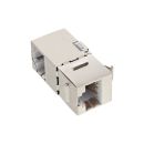 InLine® RJ45 Buchse / Buchse Einsatz gewinkelt...