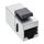 InLine® RJ45 Buchse / Buchse Einsatz gewinkelt 90°, SNAP-In, Cat.6 STP