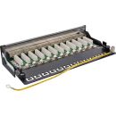 InLine® Patchfeld Cat.6A 12-fach, Montage auf...