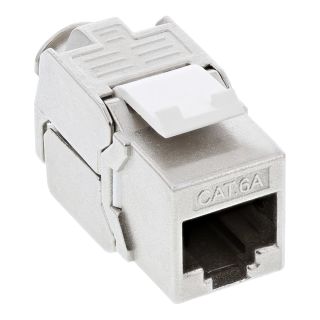 InLine Keystone RJ45 Buchse / LSA Einsatz, SNAP-In, Cat.6a, schmale Bauform