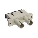 InLine® LWL Kupplung, Duplex ST/SC, multimode, beige,...