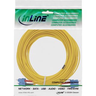 InLine LWL Duplex Kabel, SC/SC, 9/125m, OS2, 25m