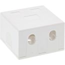 InLine® Anschlussdose Aufputz für 2x Keystone...